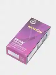 Фиолетовый презервативы WISDOM 10 шт, 5 видов, тонкие, ребристые,