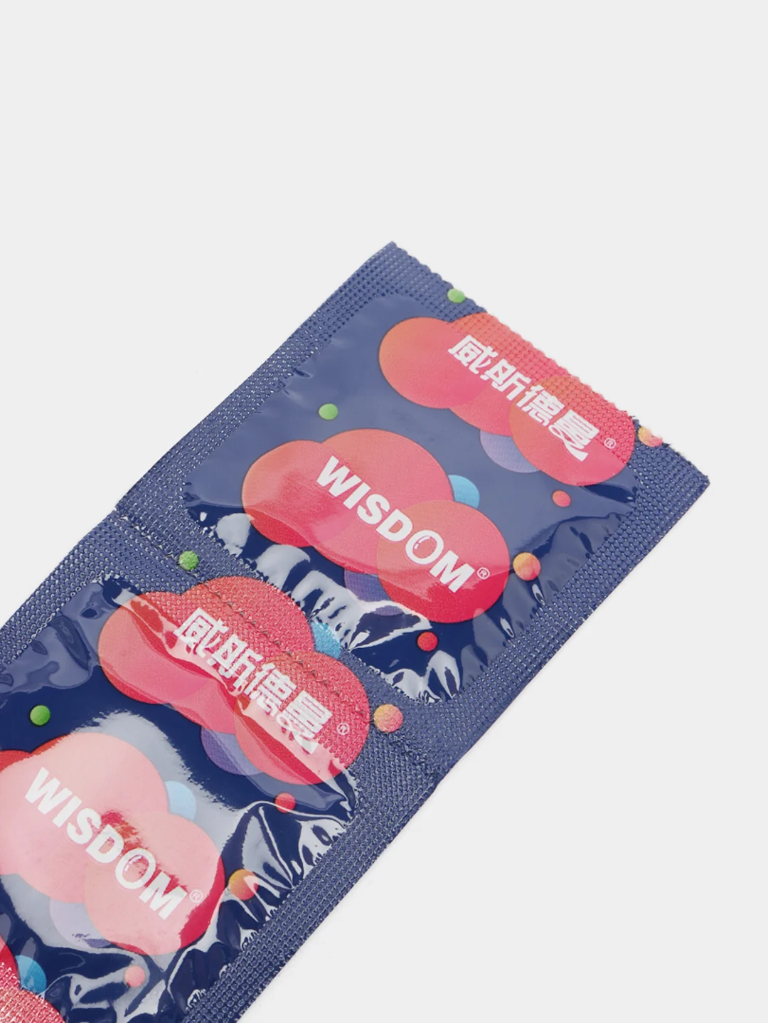 Фиолетовый презервативы WISDOM 10 шт, 5 видов, тонкие, ребристые,