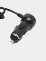 Разветвитель прикуривателя в подстаканник 2 гнезда, с 2 USB, индикатором зарядки, 12В/24В