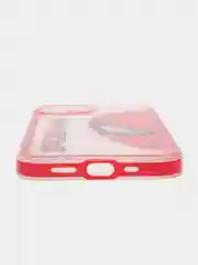 Алый чехол прозрачный с принтом "Марвел" бампер для IPhone XR 11 12 mini Pro 13 Pro