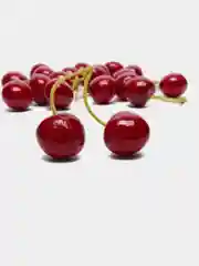 Вишнёвый искусственные фрукты и овощи. Размер 4 см. Упаковка 10 штук