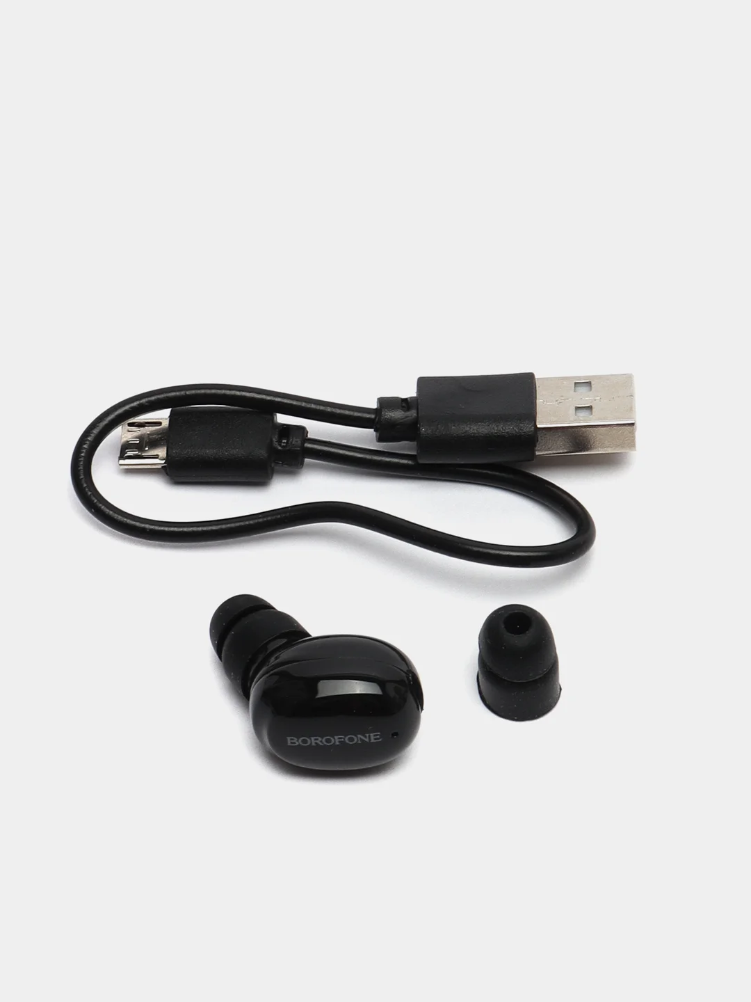 Черный bluetooth гарнитура Borofone BOROFONE BC34 Mikey MINI BT чистый звук