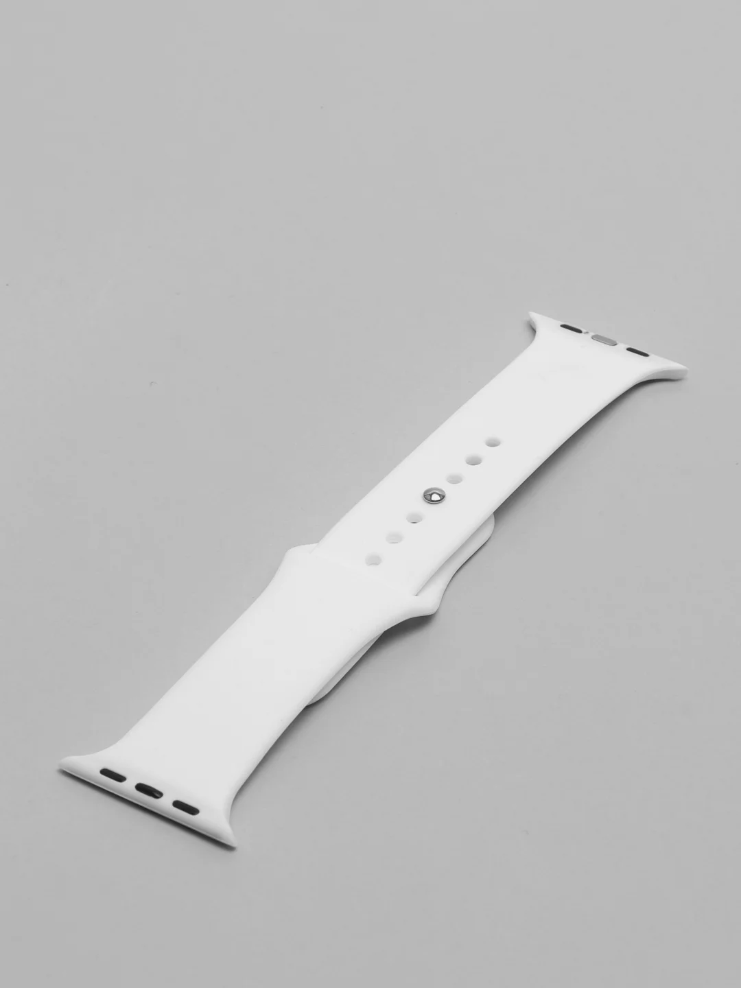 Белый силиконовый ремешок для смарт часов Apple Watch, силиконовый браслет