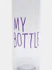 Фиолетовый бутылка для воды "My bottle"/500 мл/19.5 х 6 см/Best Room