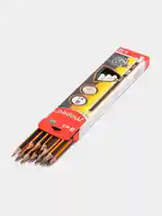 Карандаши чернографитные "Black Peps Deco" MAPED B, 12шт с резинкой
