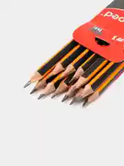Карандаши чернографитные "Black Peps Deco" MAPED B, 12шт с резинкой