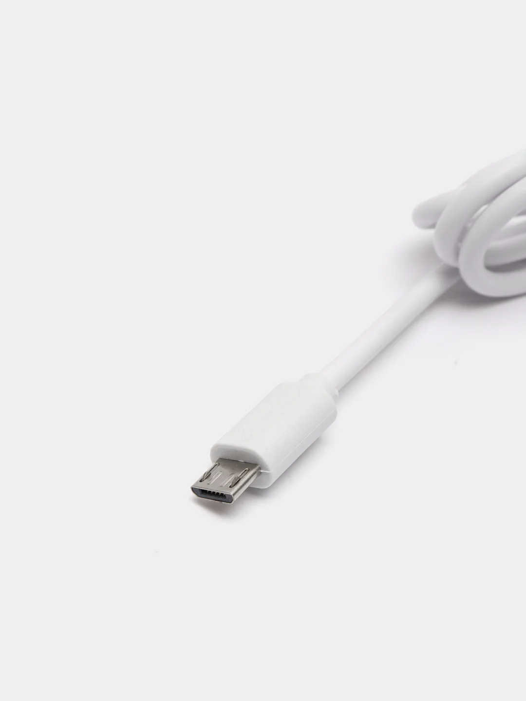 Серый сетевое зарядное устройство More Choice NC46m, 2 USB, 2.4A, кабель Micro USB, 1 м