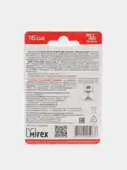 Карта памяти micro SDHC MIREX, 16GB, UHS-I, с адаптером