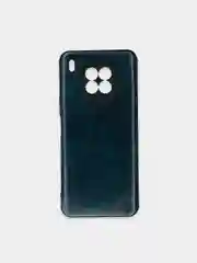 Тёмно-зелёный чехол Honor 50 Lite, Huawei Nova 8i, Хонор 50 Лайт, черный, силиконовый, под кожу