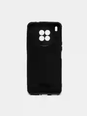Тёмно-зелёный чехол Honor 50 Lite, Huawei Nova 8i, Хонор 50 Лайт, черный, силиконовый, под кожу