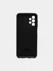 Угольный чехол для Samsung Galaxy A13, Самсунг Галакси А13 4G, черный, силиконовый, под кожу