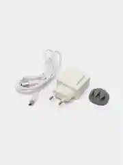 Белый сзу More Choice NC46a, 2USB, 2.4A + кабель Type-C, 1 м