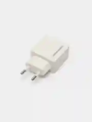 Белый сзу More Choice NC46a, 2USB, 2.4A + кабель Type-C, 1 м