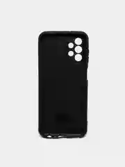 Черный чехол для Samsung Galaxy A13, Самсунг Галакси А13 4G, черный, силиконовый, под кожу
