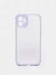 Лавандовый чехол для телефона iPhone 12   Противоударный Прозрачный матовый