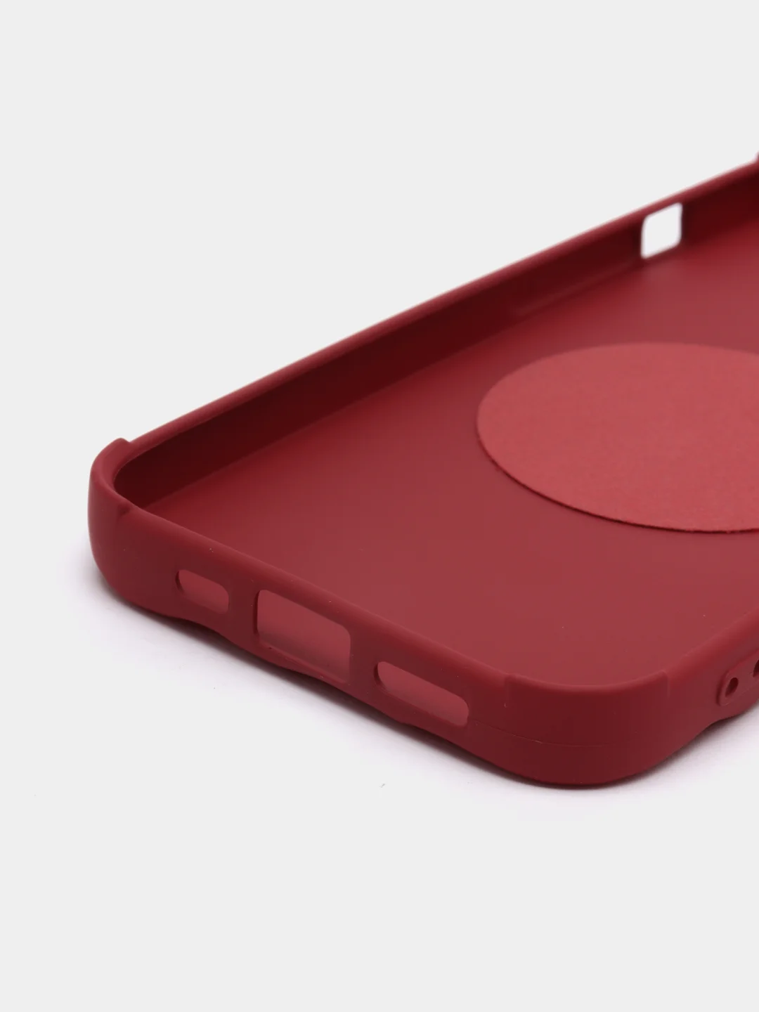 Бордовый чехол iPhone 13 / 13 Pro / 13 Pro Max 6.7" TPU, без логотипа, закрытый низ