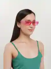 Розовый очки солнцезащитные