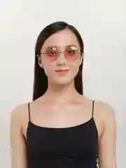 Фуксия солнцезащитные очки, круглые