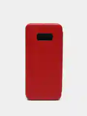 Красный чехол-книжка из экокожи для Samsung S8+