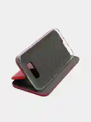 Красный чехол-книжка из экокожи для Samsung S8+