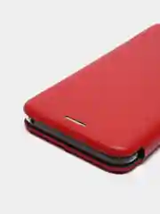 Красный чехол-книжка из экокожи для Samsung S8+