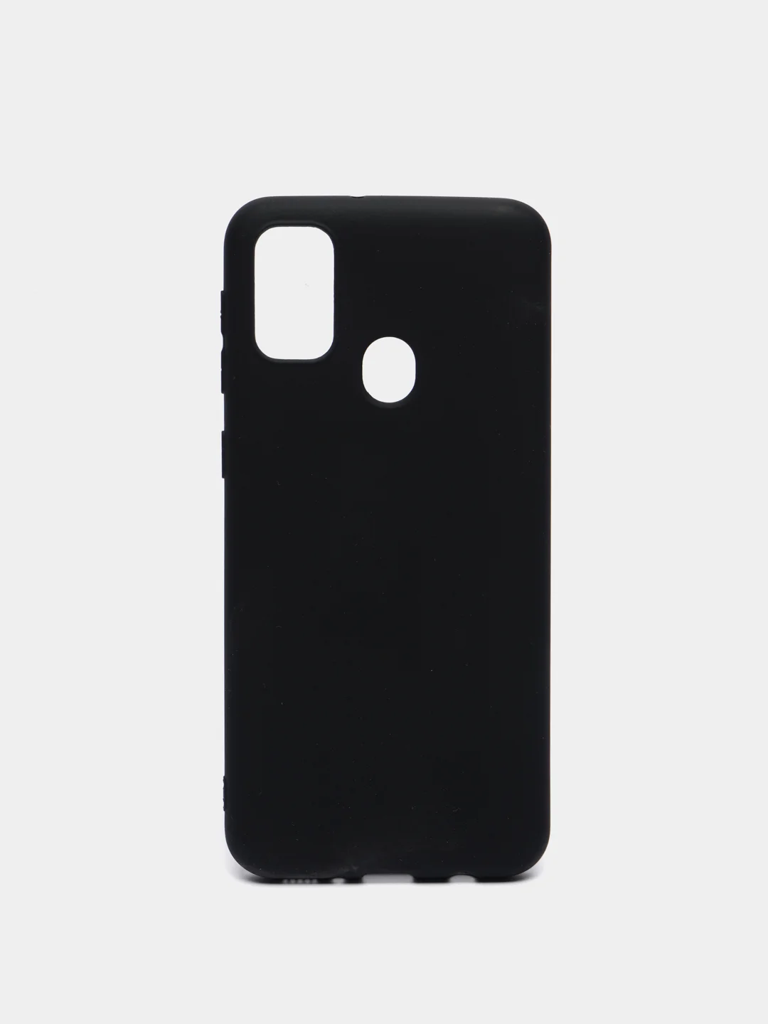 Черный чехол для Samsung Galaxy A52 А72 M21/M30S мягкий матовый TPU силикон