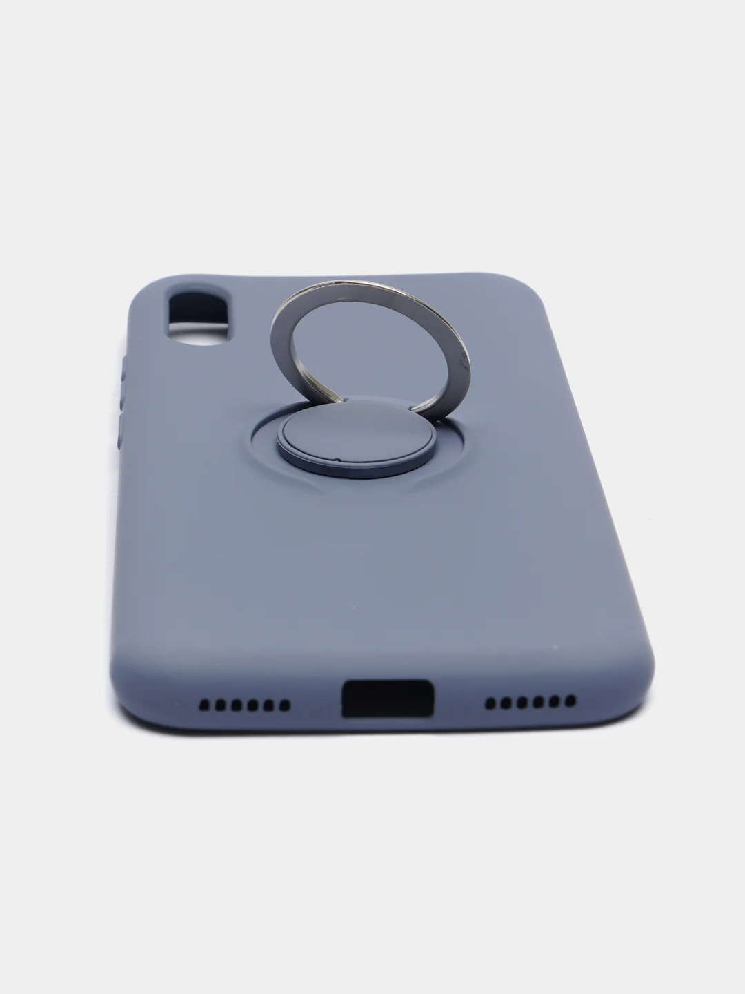 Серый чехол на Huawei Honor с кольцом держателем для Y5 Y5P Y6 Y8P 8A 8S 9S 30i P30 P Smart S