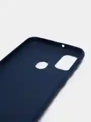 Темно-синий чехол для Samsung Galaxy A52 А72 M21/M30S мягкий матовый TPU силикон