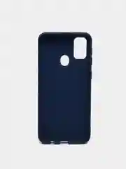 Темно-синий чехол для Samsung Galaxy A52 А72 M21/M30S мягкий матовый TPU силикон