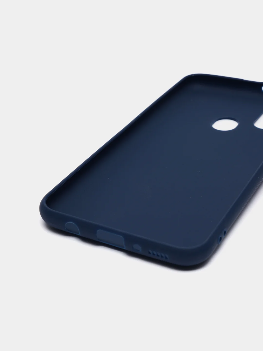 Темно-синий чехол для Samsung Galaxy A52 А72 M21/M30S мягкий матовый TPU силикон