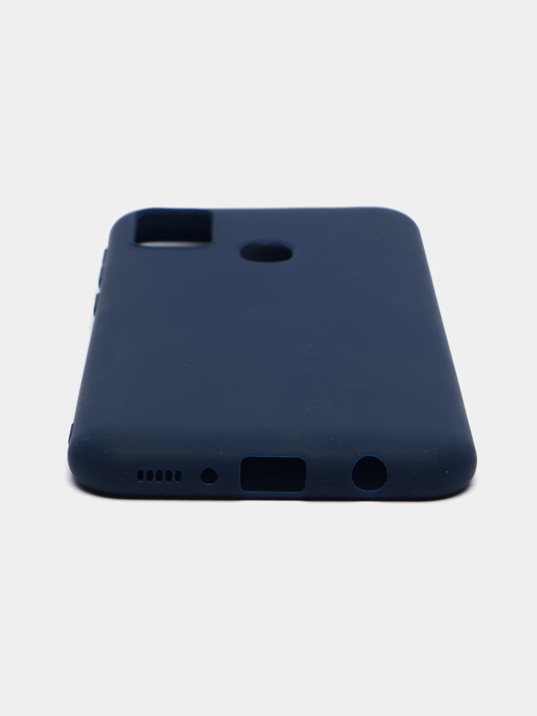 Темно-синий чехол для Samsung Galaxy A52 А72 M21/M30S мягкий матовый TPU силикон