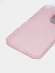 Розовый чехол для iPhone 12 пластиковый матовый ультратонкий с защитой камеры