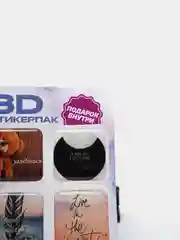 Тёмно-розовый 3d наклейка (3Д объемная наклейка) стикер на телефон игры Майнкрафт, Крипер, свинка