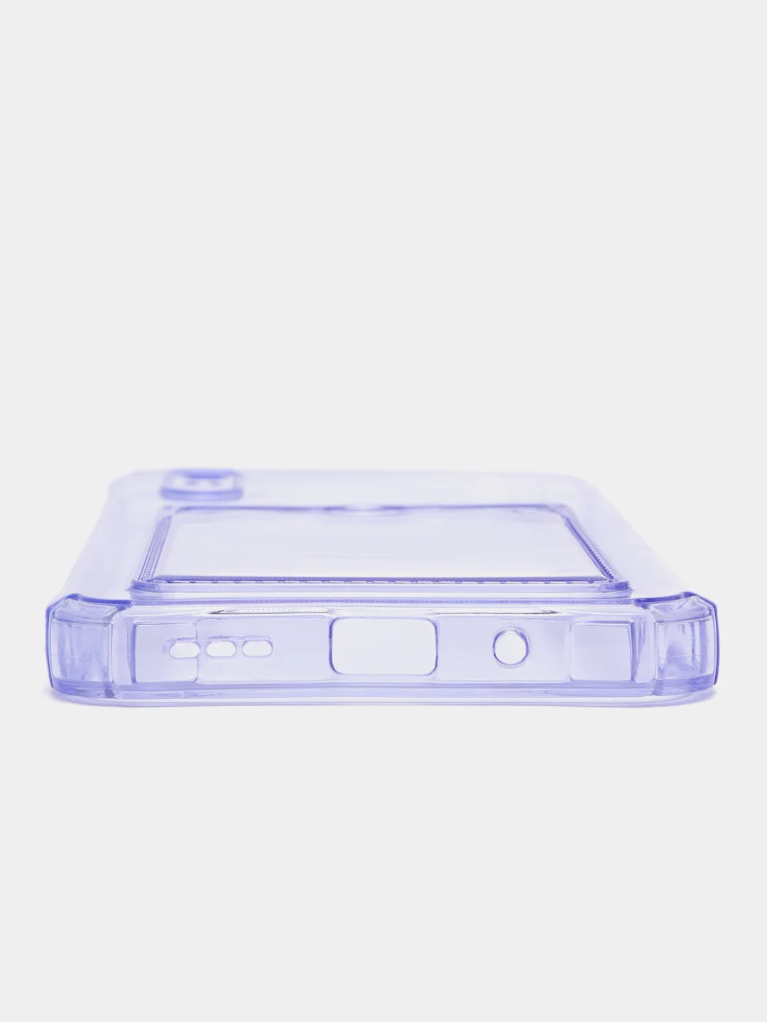 Фиолетовый чехол для Xiaomi Redmi 9A, Сяоми Редми 9А прозрачный, противоударный, с карманом для карты