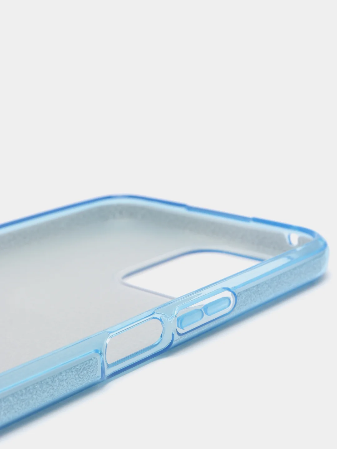 Голубой чехол для Honor X8, Хонор Х8 блестящий