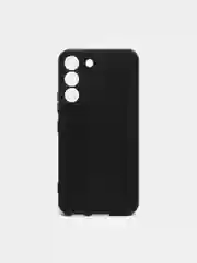 Черный чехол Samsung Galaxy S22, Самсунг Галакси С22 черный, силиконовый
