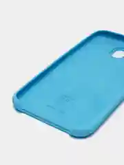 Синий чехол силиконовый для Samsung Galaxy J3, J4, J4+, J5, J6, J6+, J7, J8, S8+, S8, S9