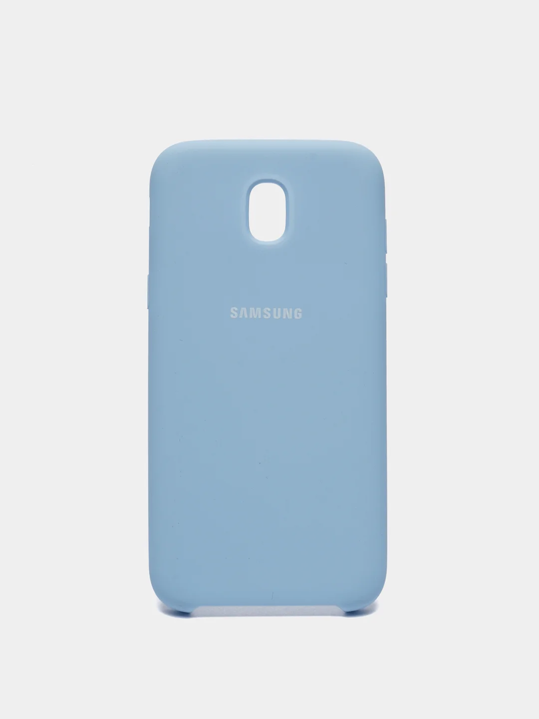 Голубой чехол силиконовый для Samsung Galaxy J3, J4, J4+, J5, J6, J6+, J7, J8, S8+, S8, S9