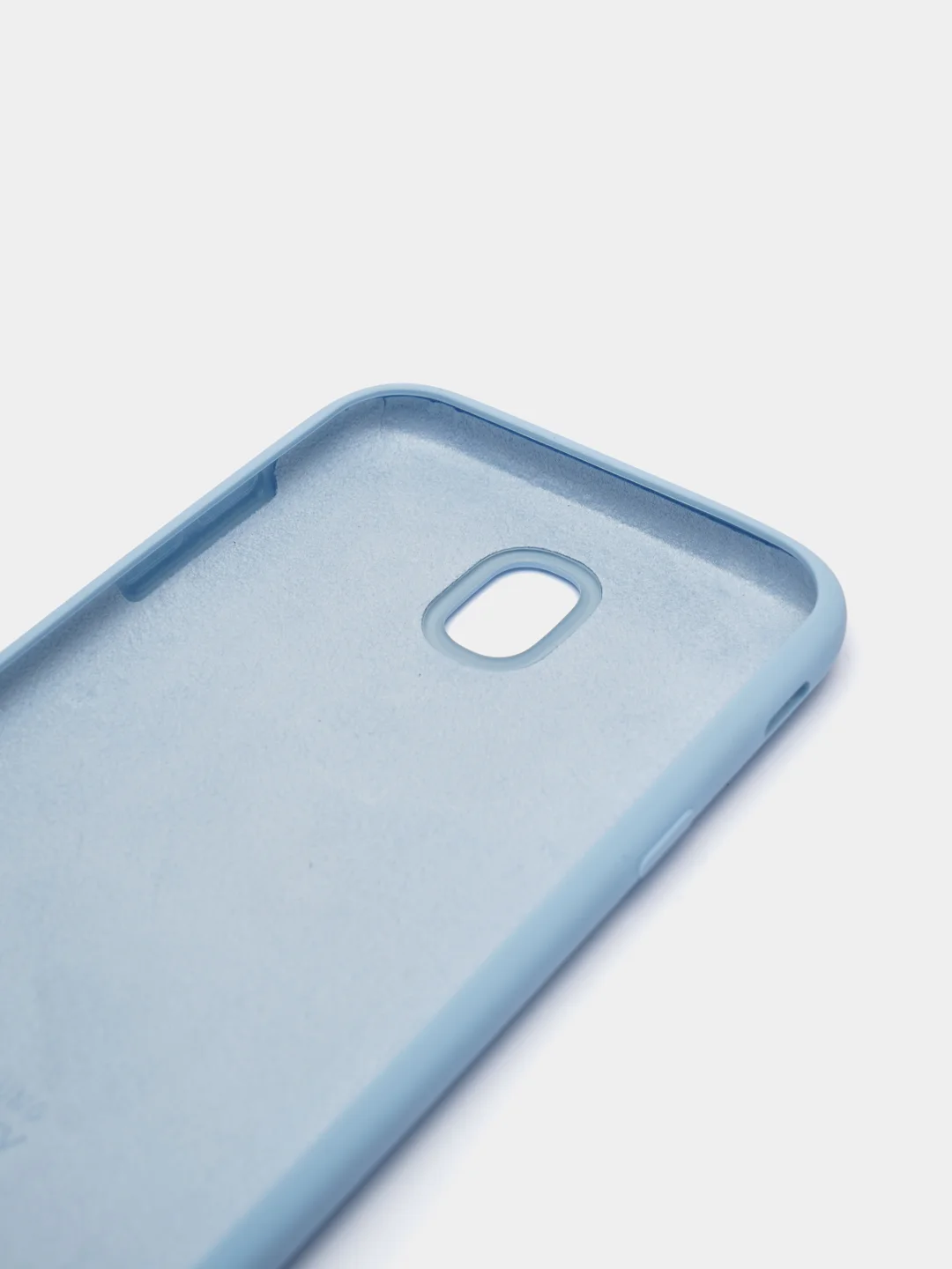 Голубой чехол силиконовый для Samsung Galaxy J3, J4, J4+, J5, J6, J6+, J7, J8, S8+, S8, S9