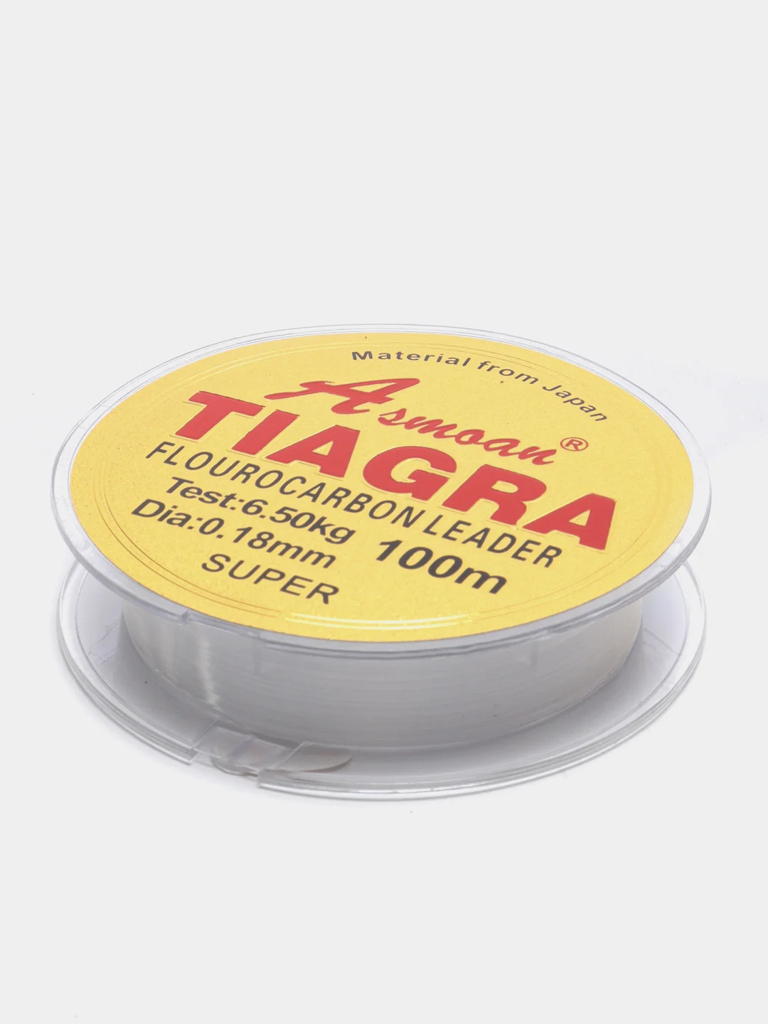 Леска рыболовная флюорокарбон TIAGRA ,  "Тиагра", для удочек, удилищ, спиннингов, 100 метр