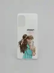 Бирюзовый чехол Samsung Galaxy M52, Самсунг Галакси М52 силиконовый с рисунком