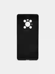 Черный чехол Huawei Mate 40 Pro, Хуавей Мат 40 Про черный, силиконовый