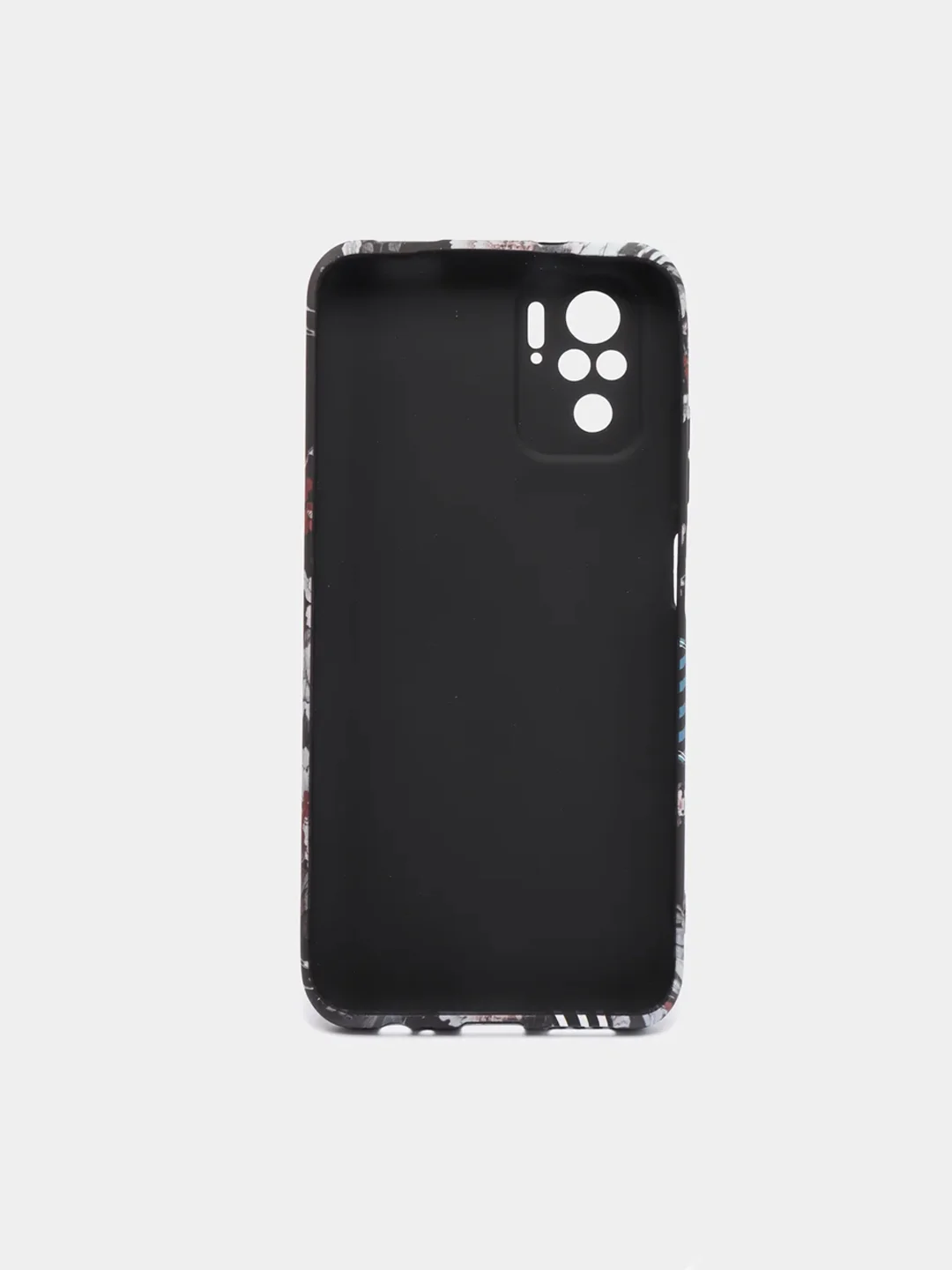 Хром чехол для Xiaomi Redmi 10, Note 10, 10S, Note 10 Pro с картинкой / рисунком
