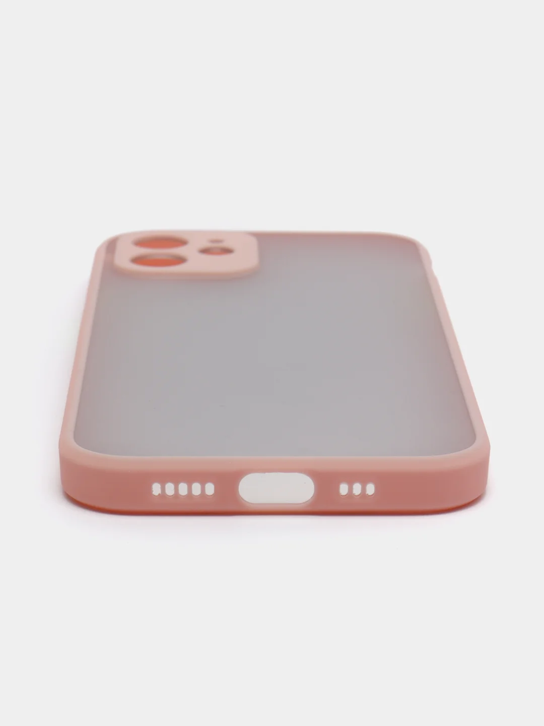Розовый чехол iPhone 12 матовый