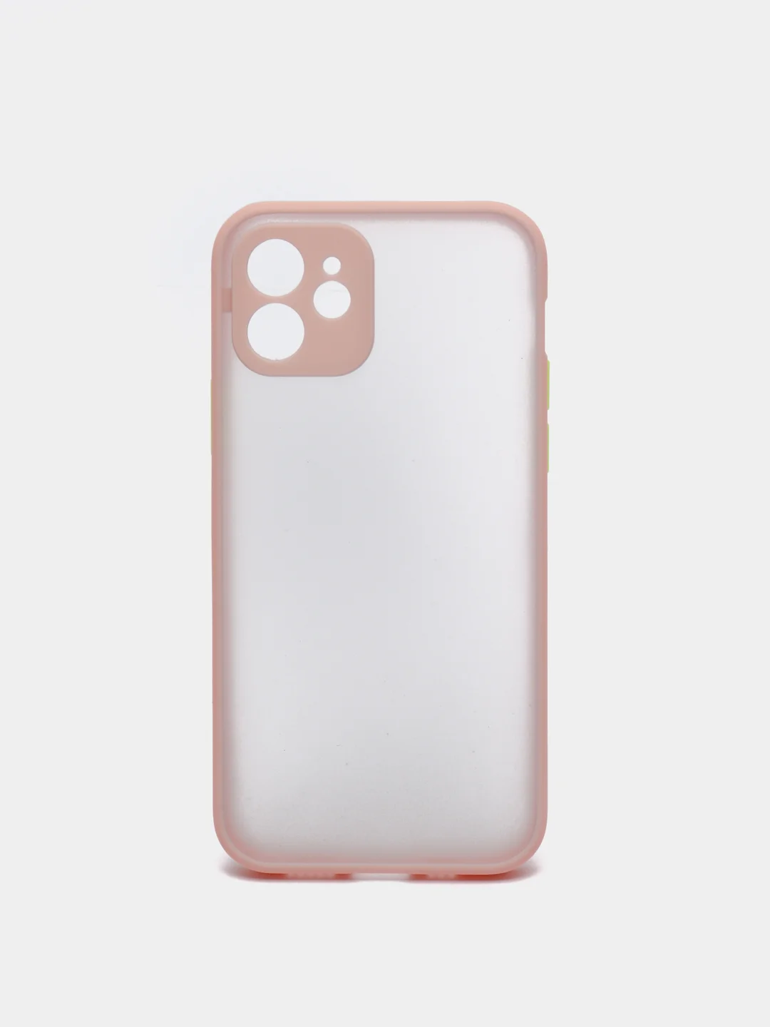 Розовый чехол iPhone 12 матовый