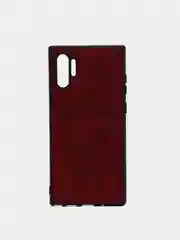 Красный чехол из эко кожи с карманом для карт на Samsung Note 10/ Note 10 Pro/ Note 10 Lite A81