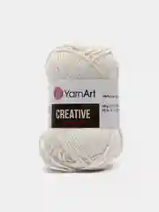 Молочный пряжа YarnArt Creative, 50 г, 85 м, 100% хлопок