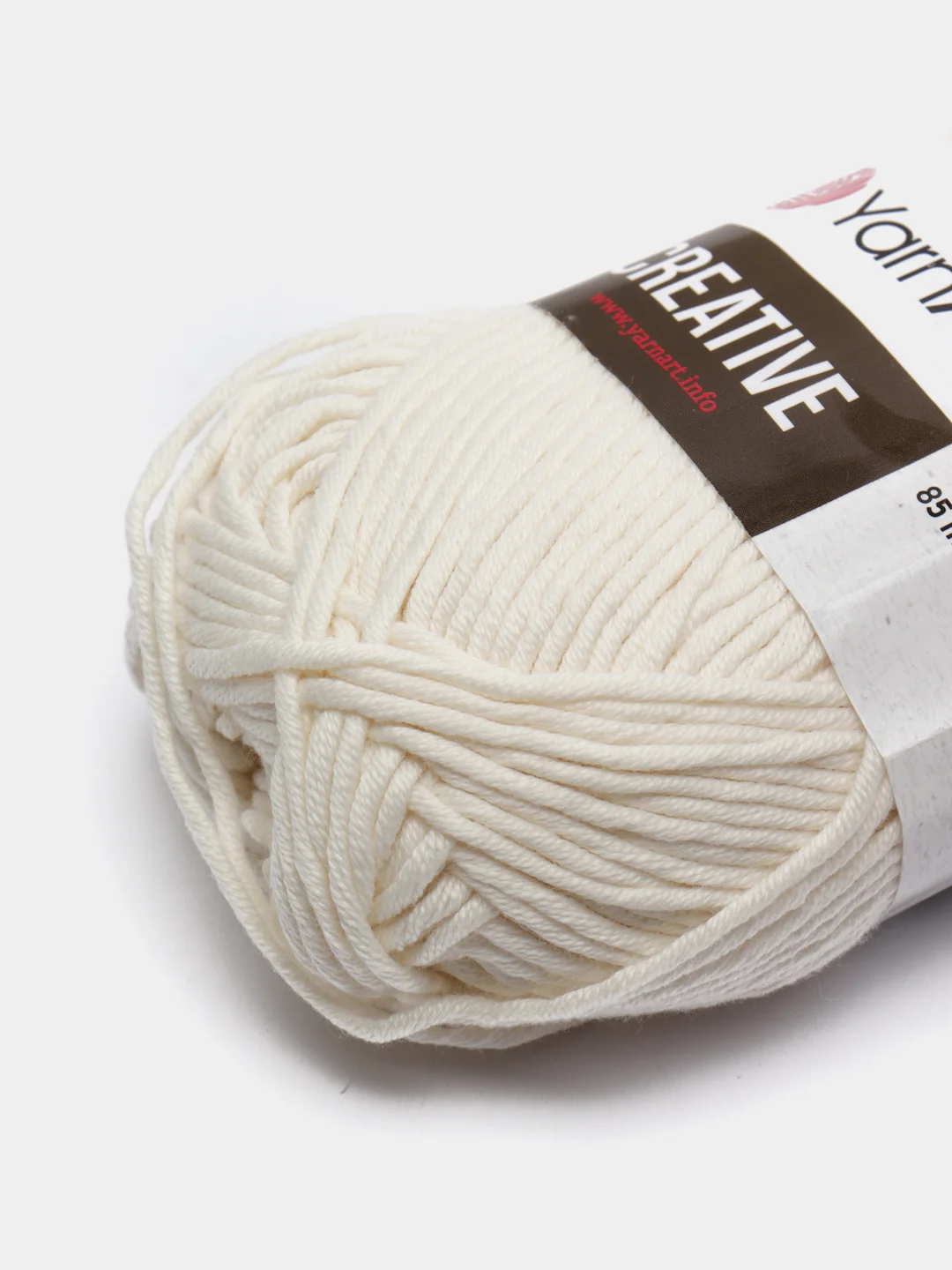 Молочный пряжа YarnArt Creative, 50 г, 85 м, 100% хлопок