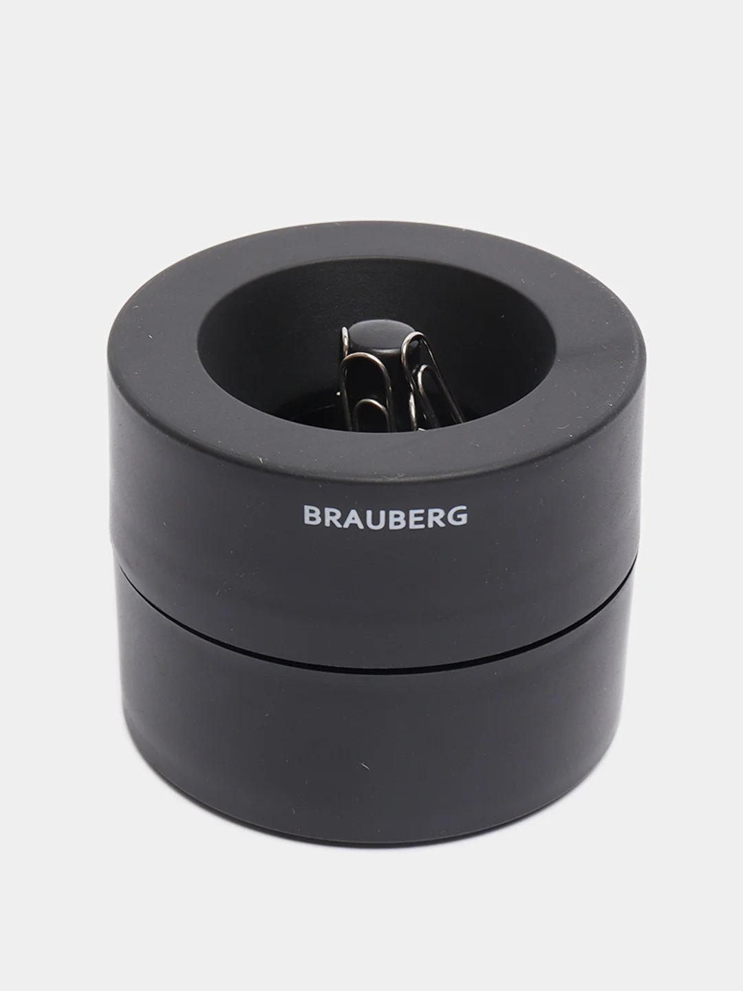 Скрепочница магнитная BRAUBERG с 30 скрепками