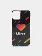 Серый меланж чехол виниловый силиконовый для iPhone 11 Pro с принтом
